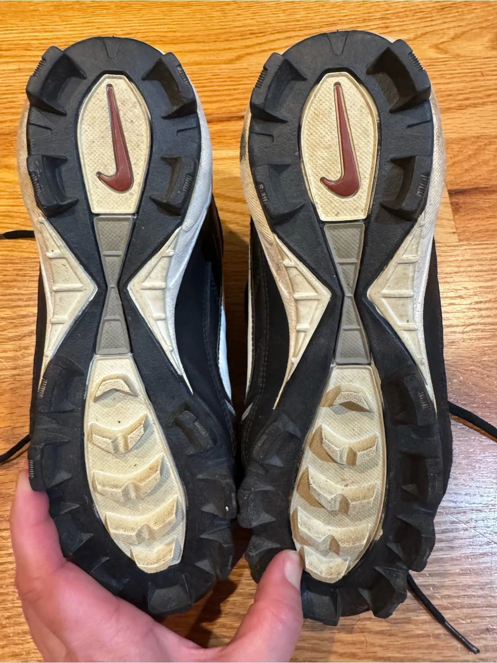 Nike Kids Black and White High-Top Sneakers